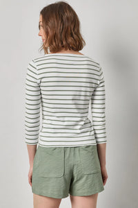 Lilla P Striped Boatneck