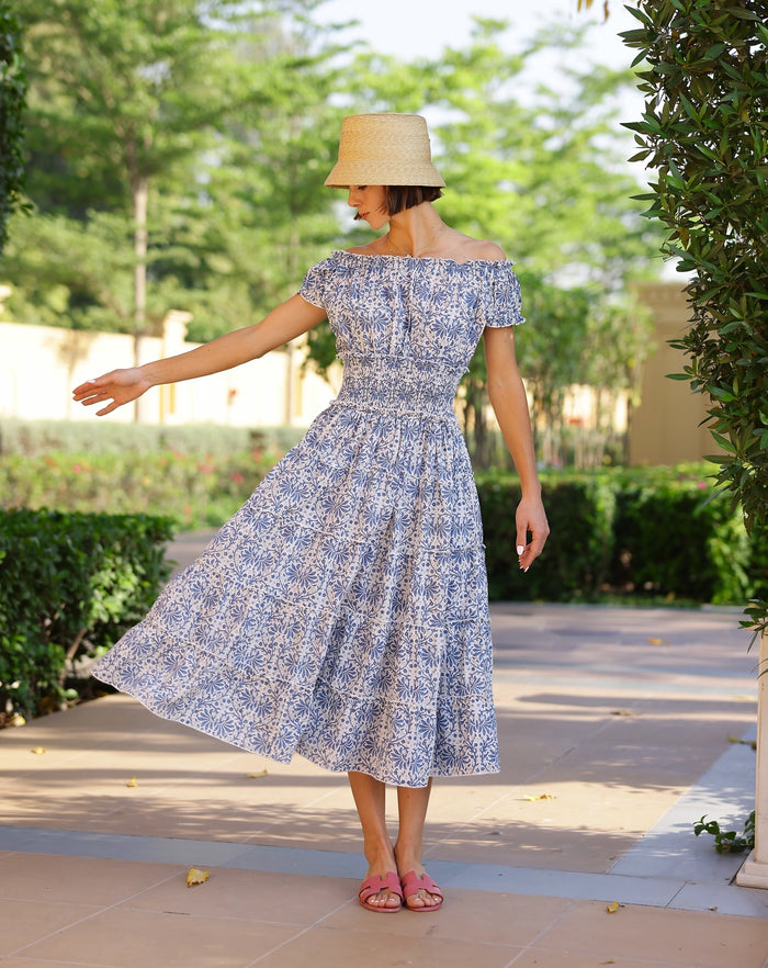Maison Marigold Majorca Midi Dress