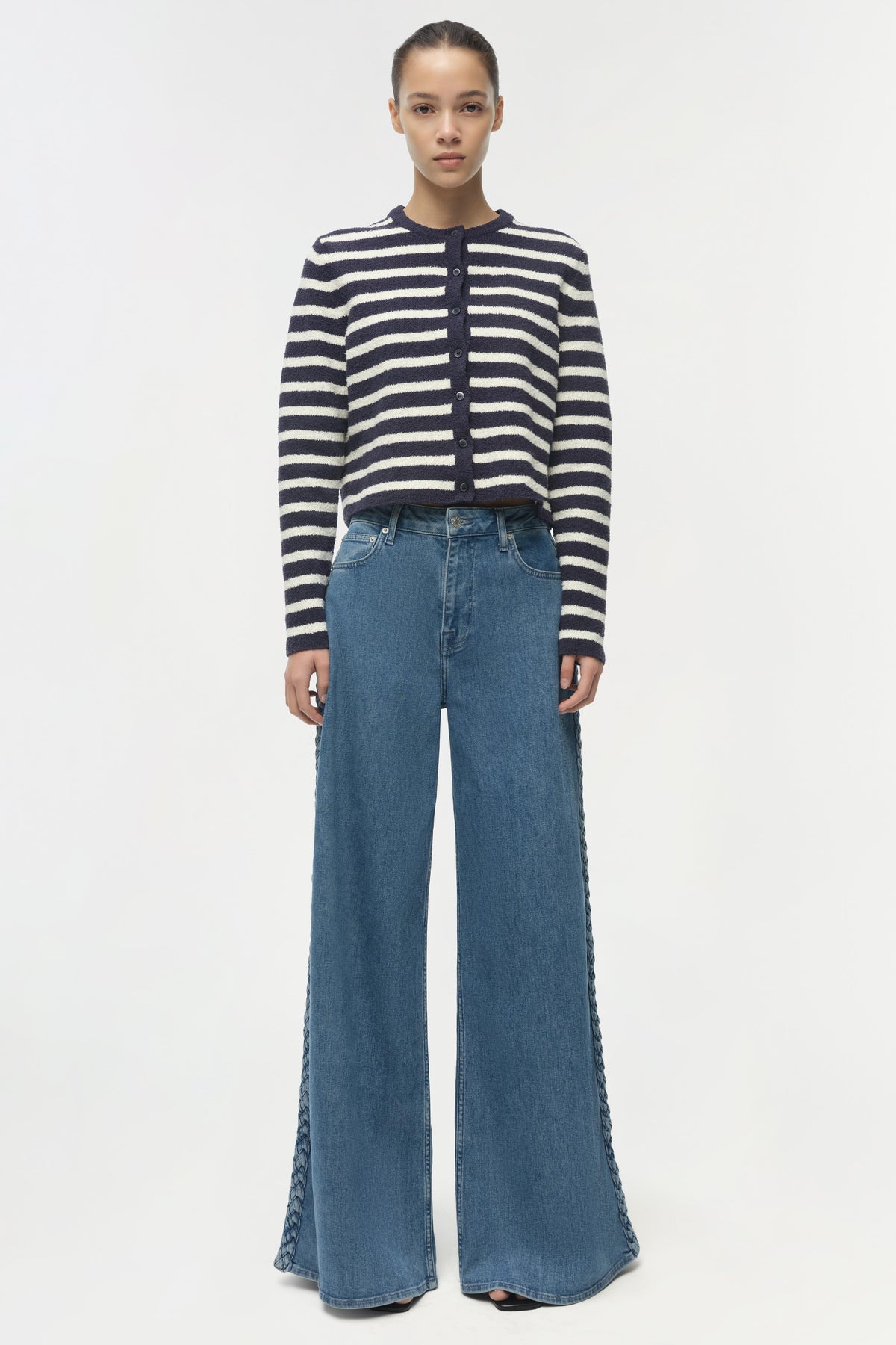 Simkhai Harland Stripe Cardigan