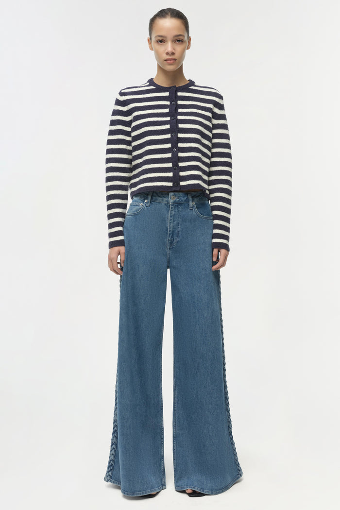 Simkhai Harland Stripe Cardigan