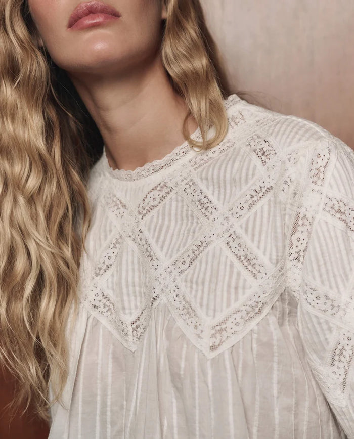The Great Lattice Lace Victorian Top