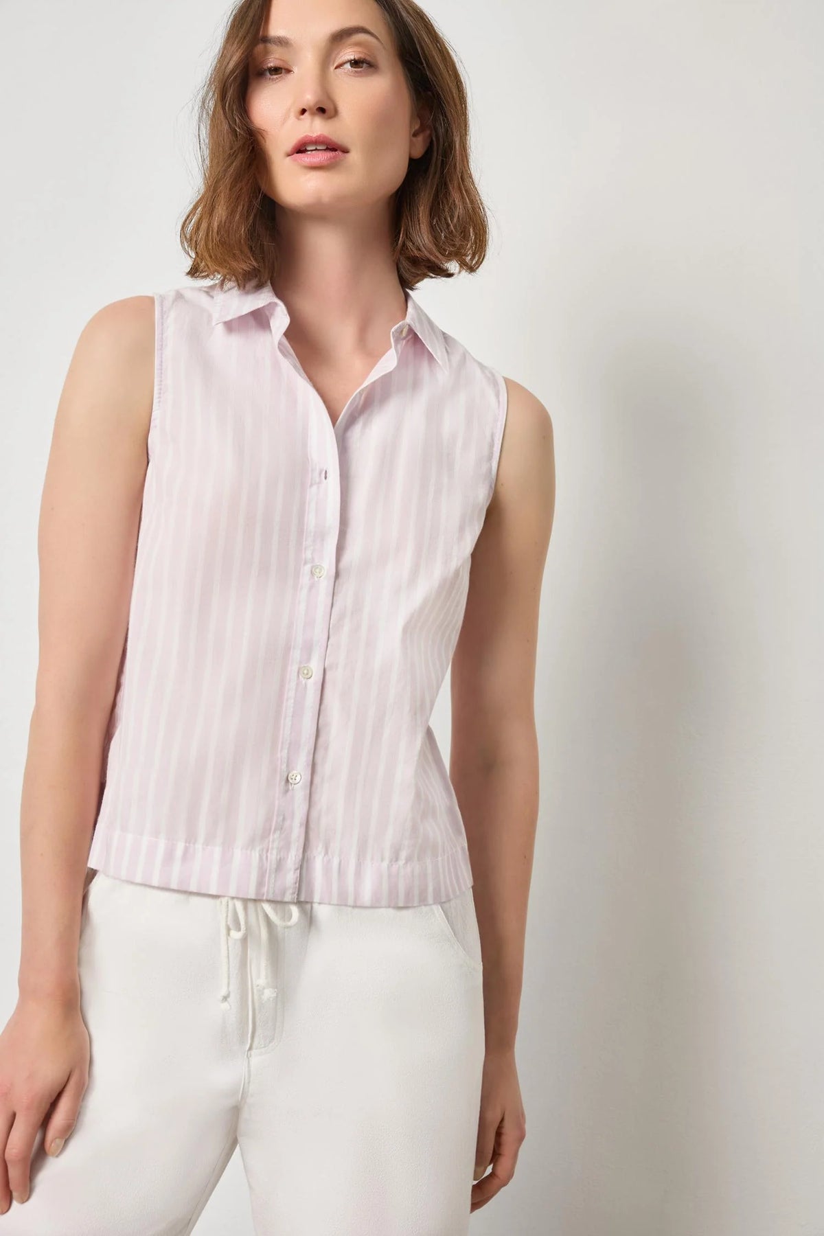 Lilla P Striped Sleeveless Shirt