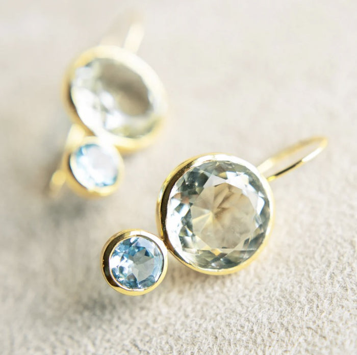 Laura Foote Color Block Drop Earrings