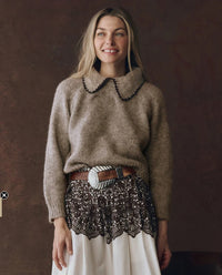 The Great Crochet Collar Sweater