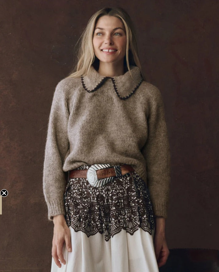 The Great Crochet Collar Sweater