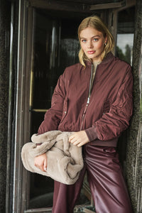 Rino & Pelle Daan Faux Fur Shopper