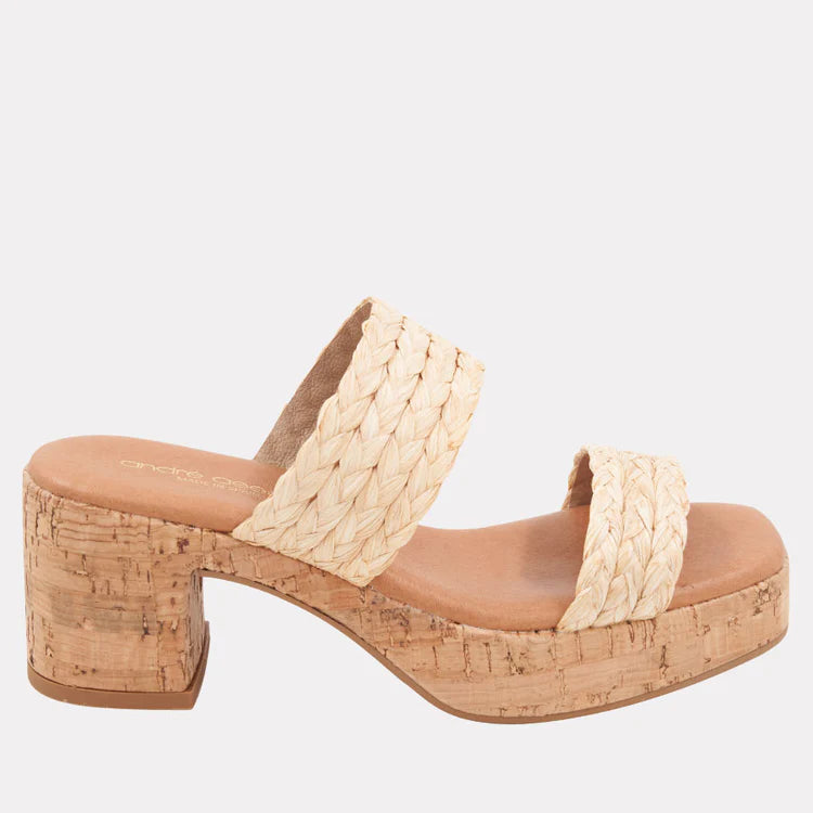 Andre Assous Cairo Raffia Heel Sandal