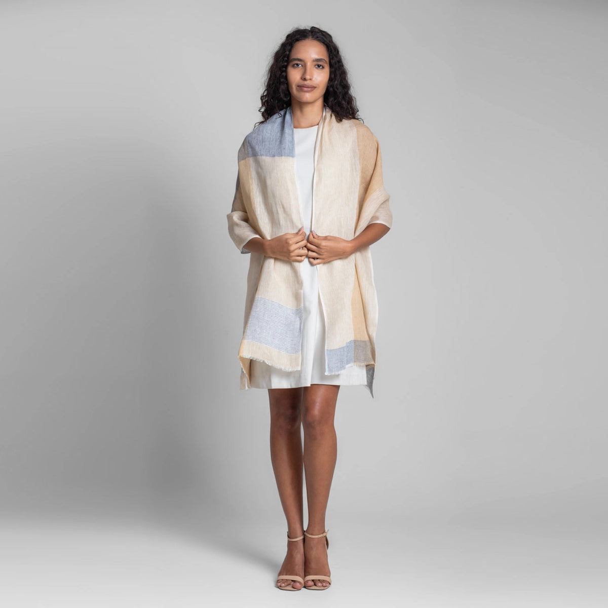 Sadhu Collective Soft Dune Handwoven Scarf