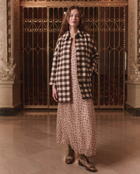 The Great Gingham Check Car Coat