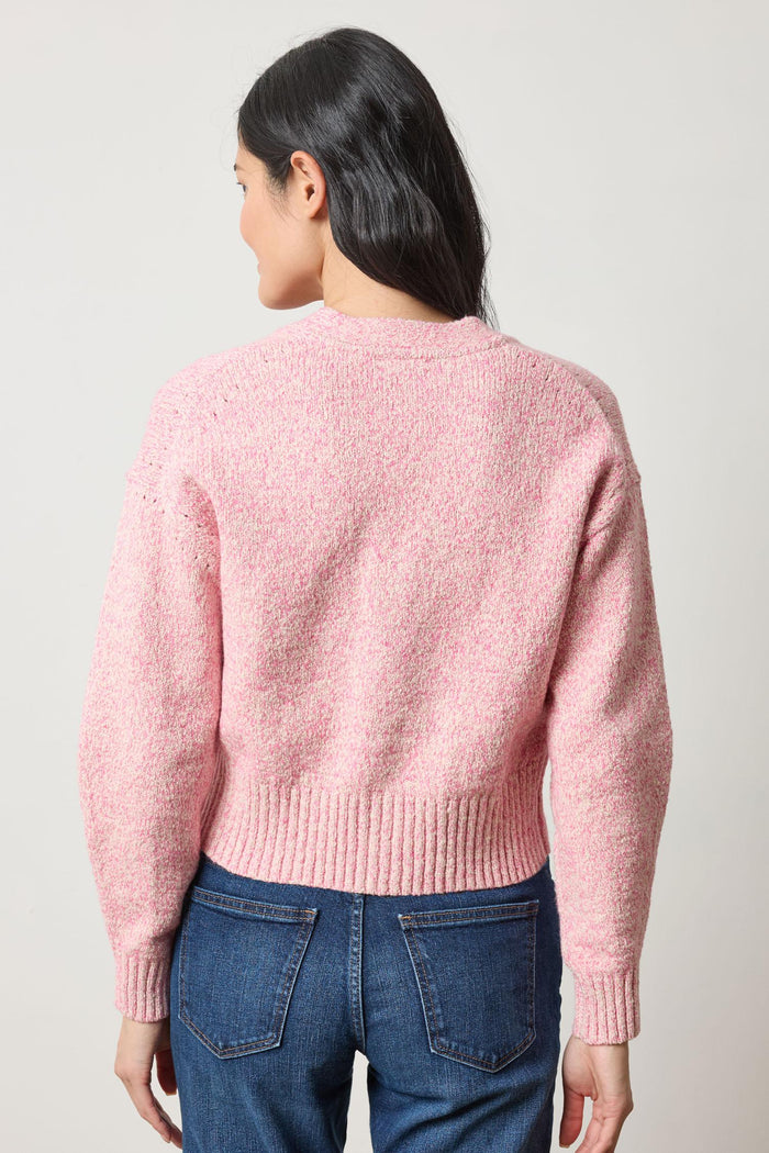 Lilla P Marled V- Neck Cardigan