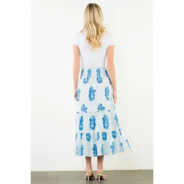 THML Floral Pattern Long Skirt