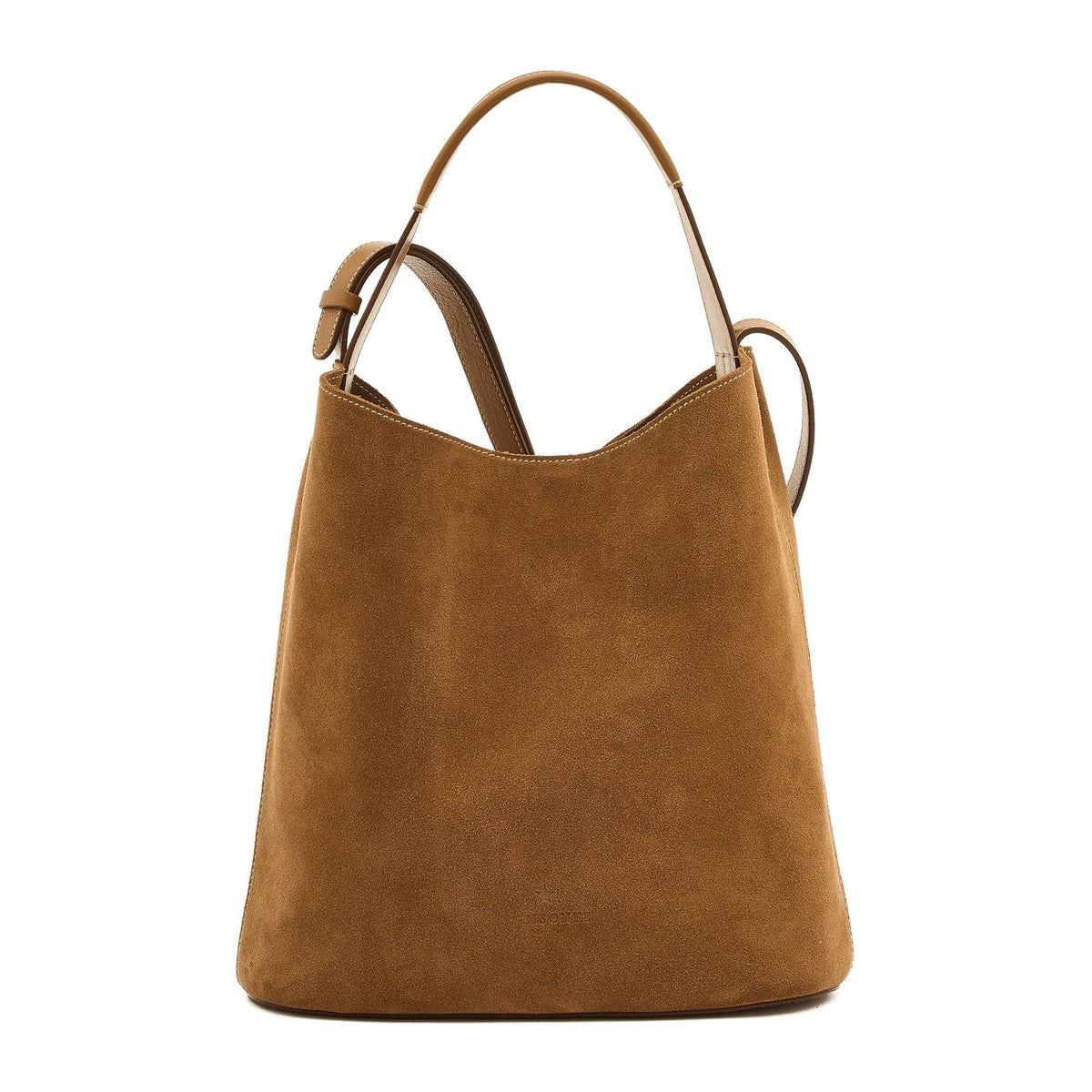 Il Bisonte Le Laudi Suede Bucket Bag