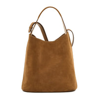 Il Bisonte Le Laudi Suede Bucket Bag