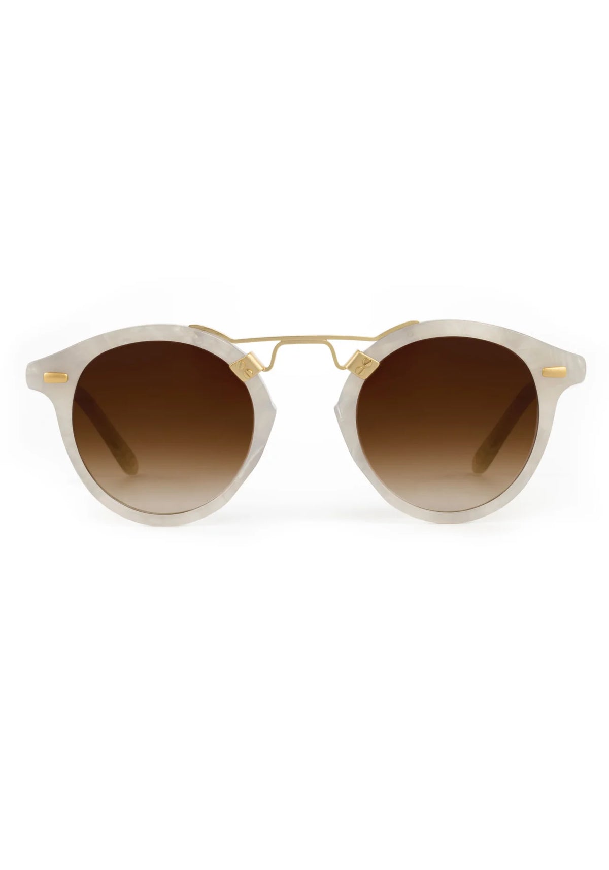Krewe St. Louis Alabaster 18k Sunglasses