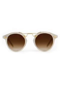 Krewe St. Louis Alabaster 18k Sunglasses
