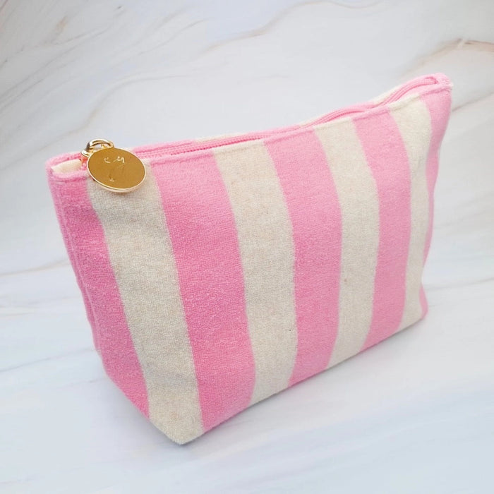 Ellison & Young Striped Cosmetic Pouch