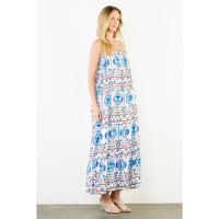 THML Sea Print Maxi Dress