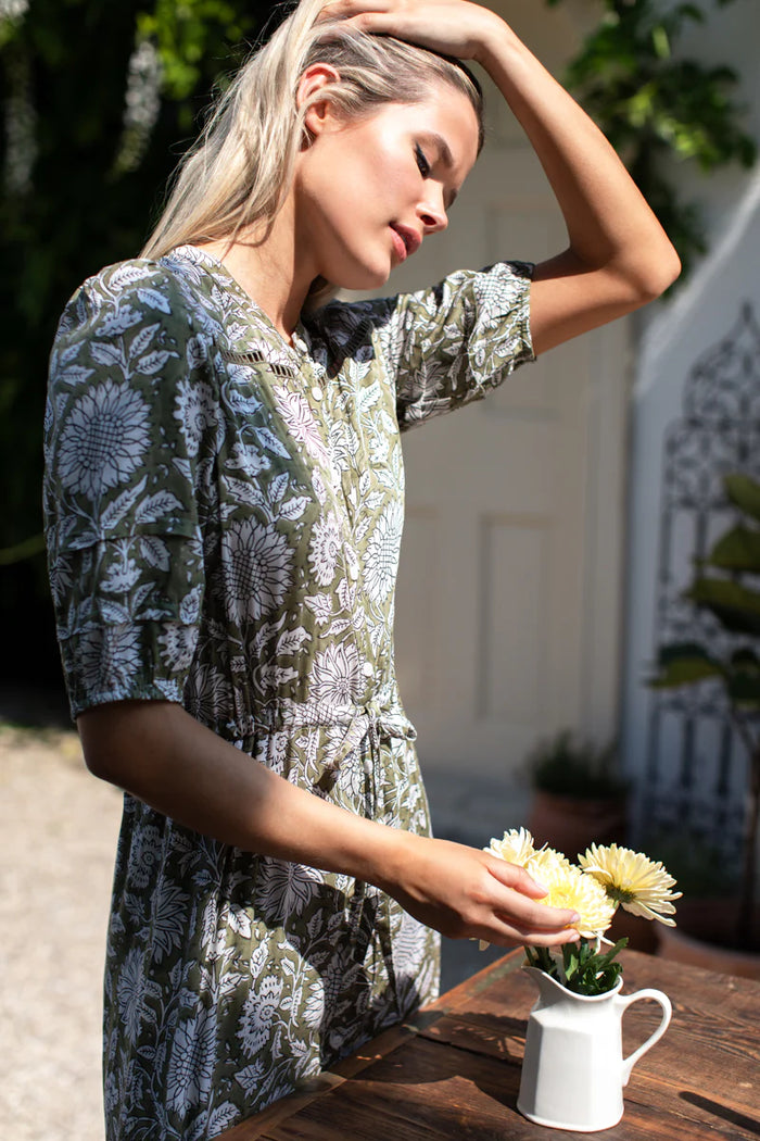 Emerson Fry Lucy Arles Gothic Print Dress