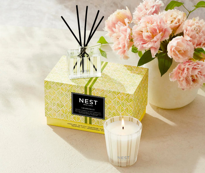 Nest Grapefruit Petite Candle & Diffuser Set