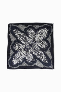 Common Knit Silk Bandana Scarf
