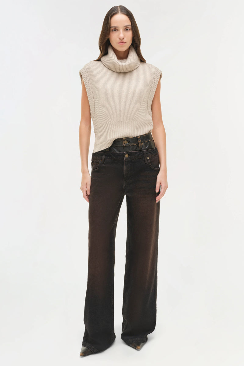 Simkhai Wool Cashmere Maple Top