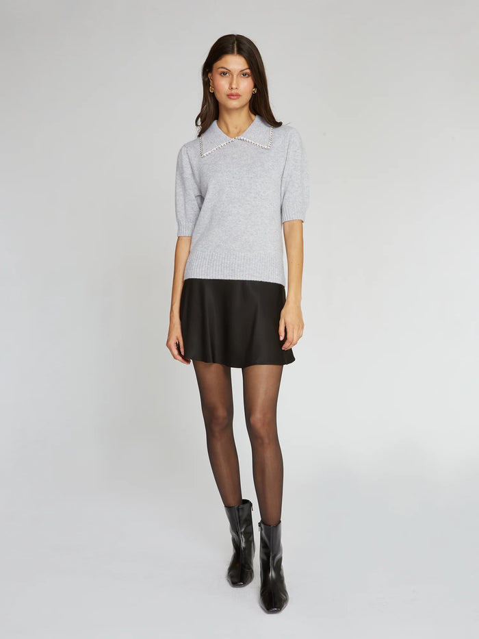 Autumn Cashmere Peter Pan Collar Cashmere Crew
