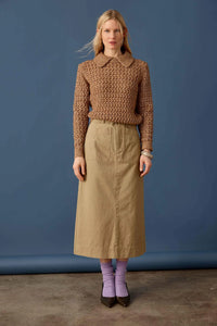 Lilla P Textured Polo Sweater