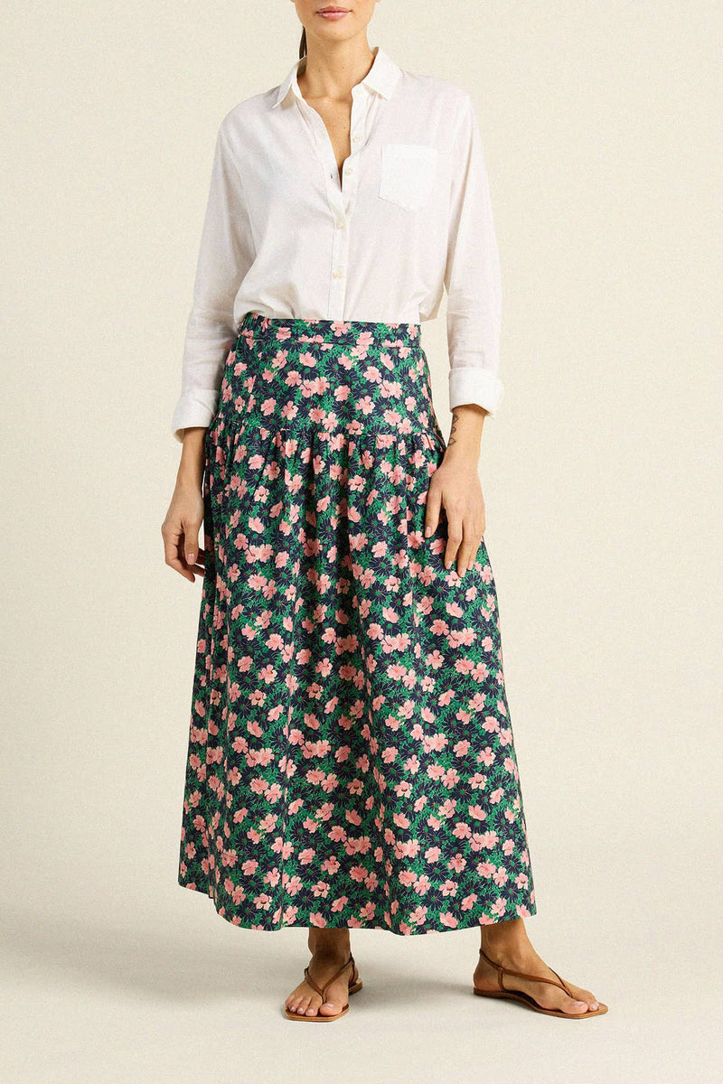 Trovata Birds of Paradis Lydia Floral Print Skirt