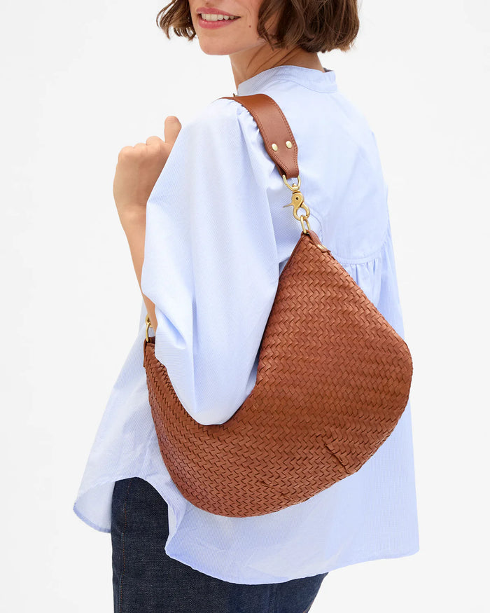 Clare V Moyen Messenger Hazelnut