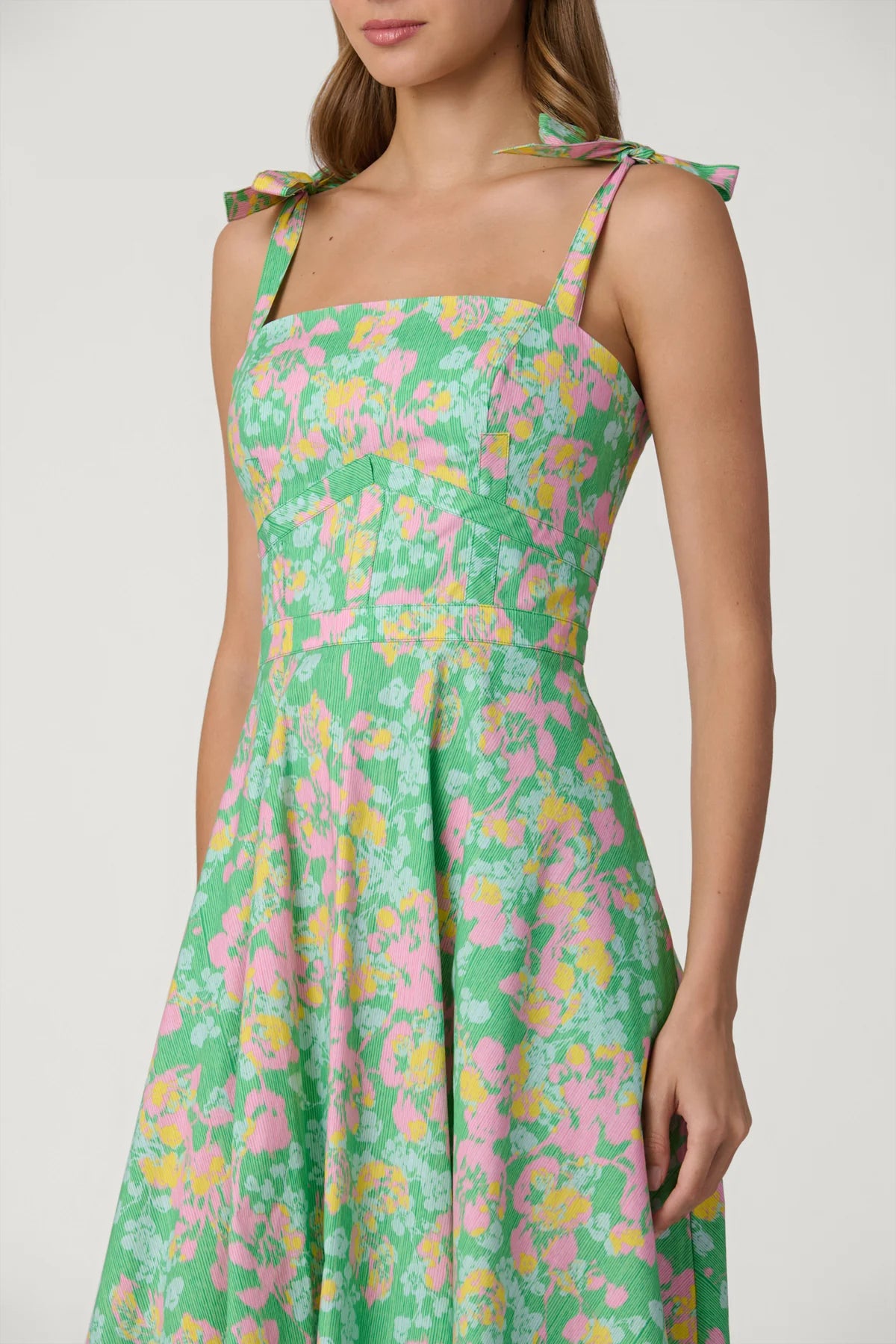 Shoshanna Majorelle Floral Print Sundress
