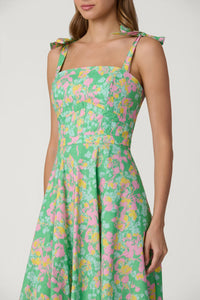 Shoshanna Majorelle Floral Print Sundress