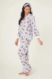 P.J. Salvage Blue Whisper Flannel PJ Set