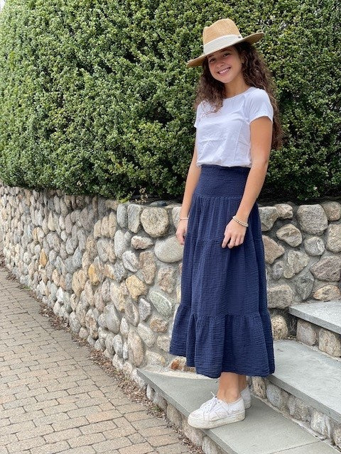 Felicite Smocked Waist Maxi Skirt