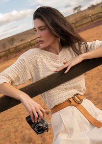 ADA Collection Cognac Josie Belt