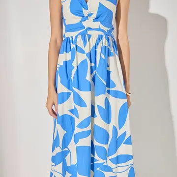 English Factory Floral Print Midi Dress