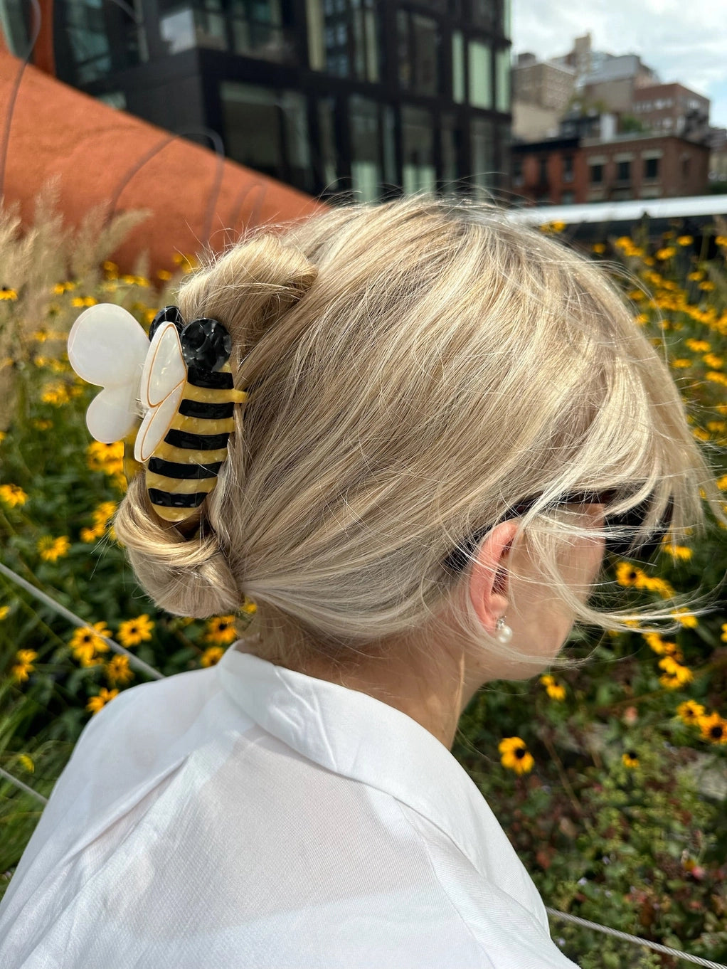Solar Eclipse Hand Painted Hair Clips