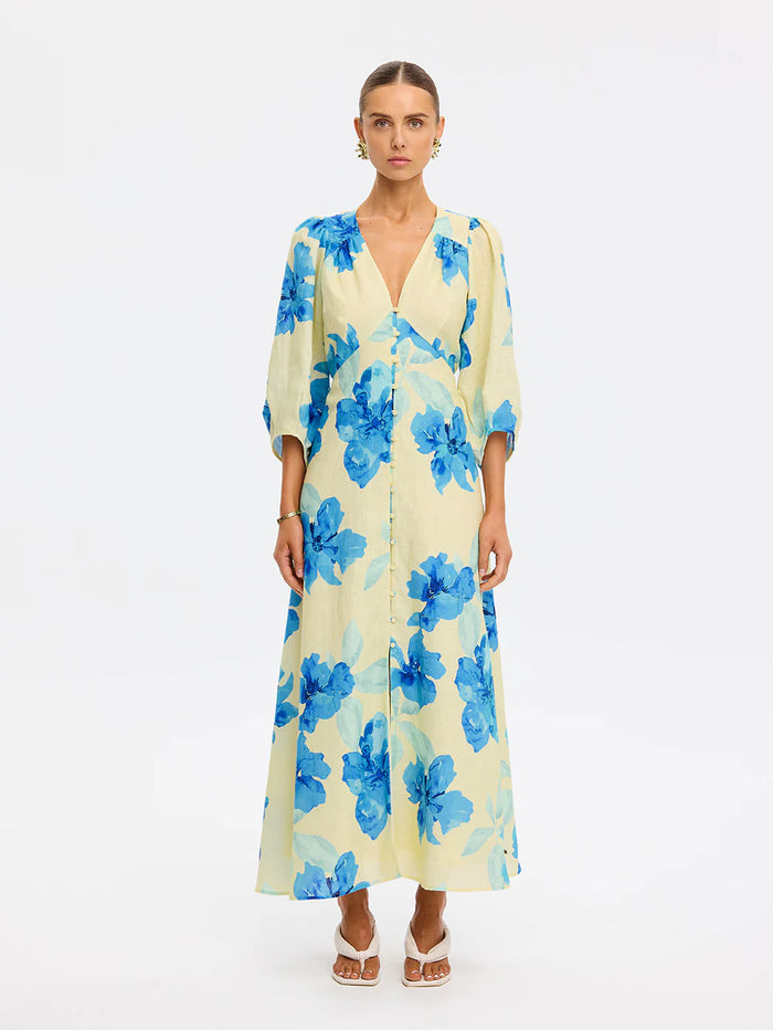 Kivari Sophie Floral Print Maxi Dress