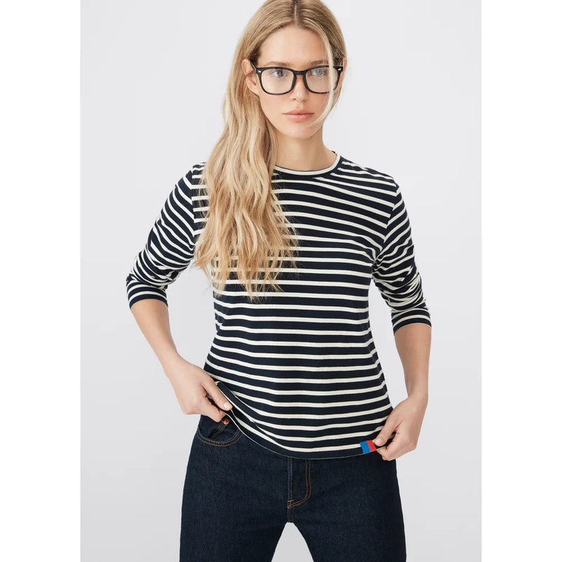 【KULE】The Modern Long ピンストライプ Tシャツ Kule The Modern Long Sleeve Stripe T-Shirt – Shop Chou Chou