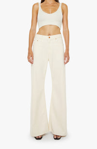 Mother Denim The Lemon Twist Sneak Natural Jeans