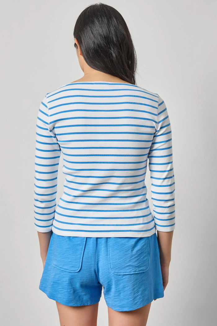 Lilla P Striped Boatneck