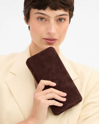 Clare V Le Tabac Suede Clutch