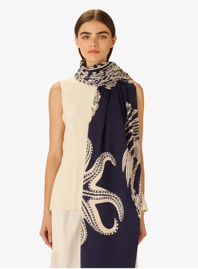 Inoui Edition Fish Scarf Final Clearance