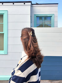 Solar Eclipse Hand Painted Hair Clips