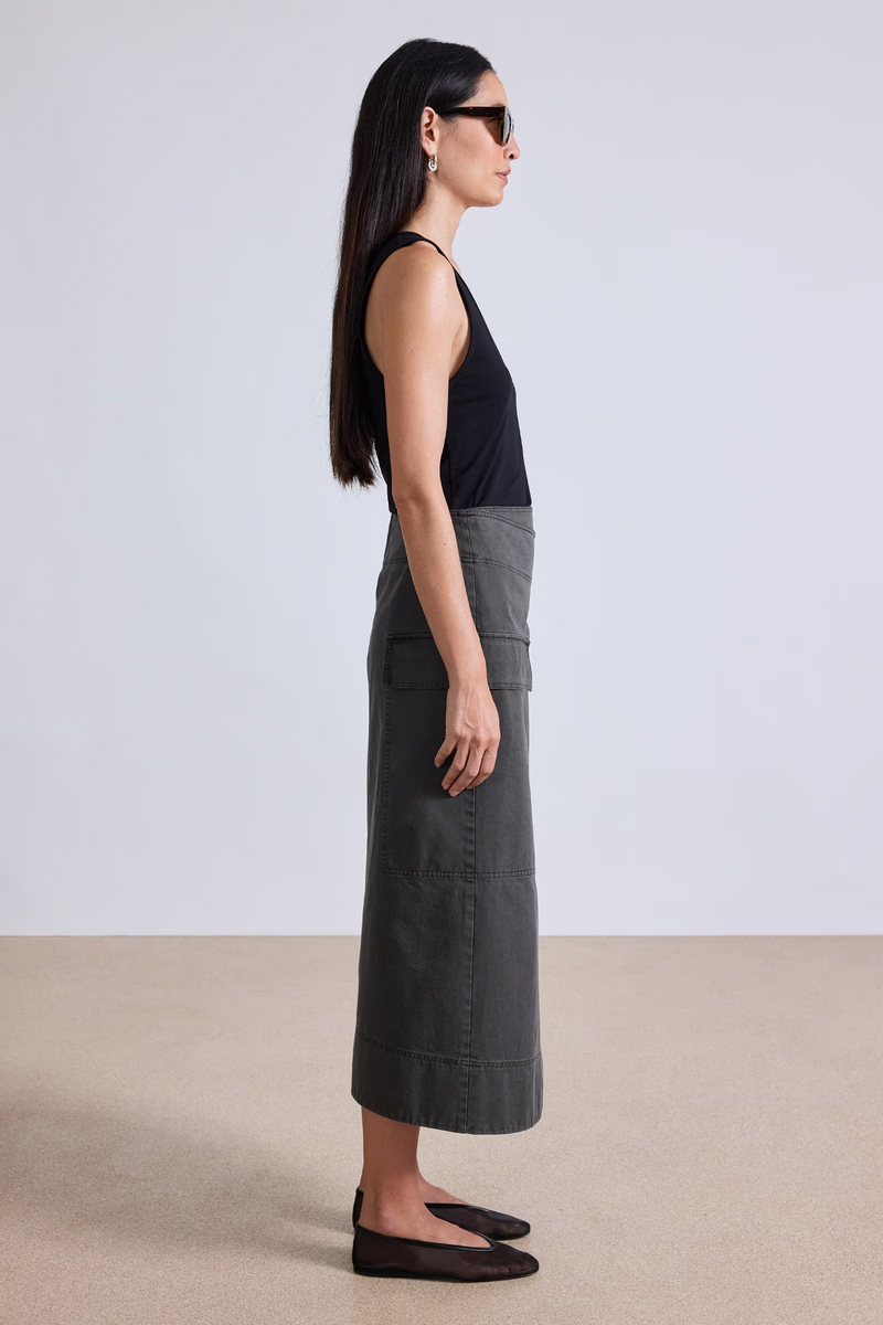 Apiece Apart Lassi Midi Cargo Skirt