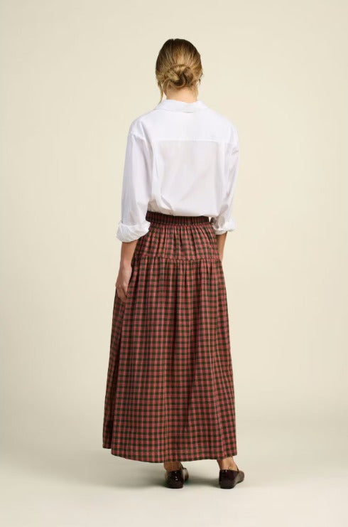 Trovata Lydia Maple Check Skirt