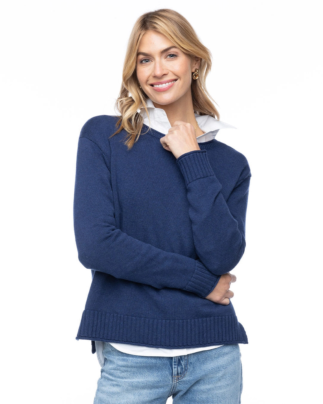 Pura Cashmere Everyday Cotton Crew