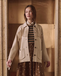 The Great Western Fringe Sweater Jacket