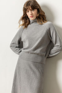 Lilla P Raglan Turtleneck Sweater Final Clearance