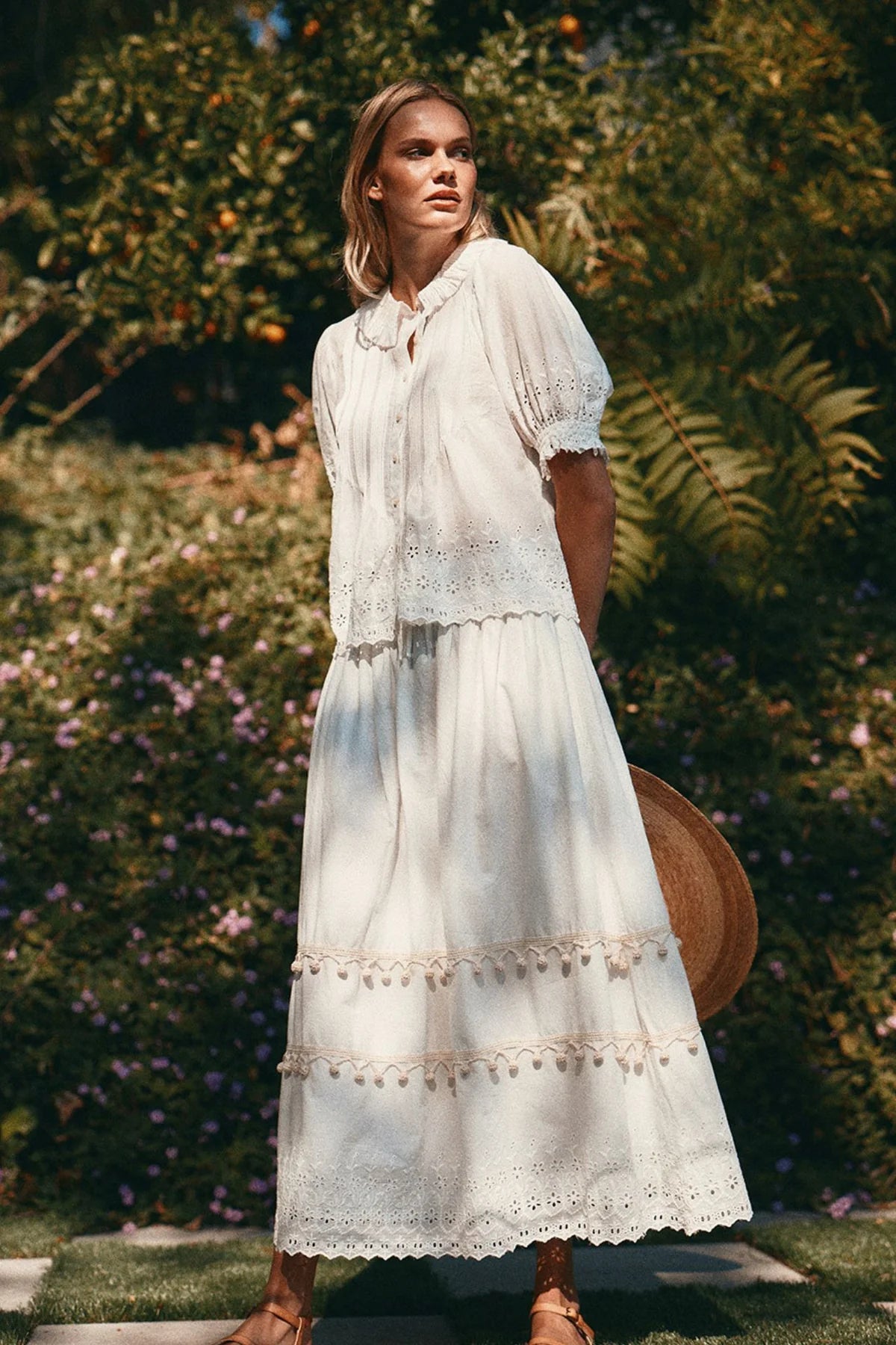 Trovata Birds of Paradis Jess Eyelet Blouse