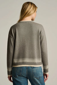 Lisa Todd Point Taken Contrast Crew Sweater